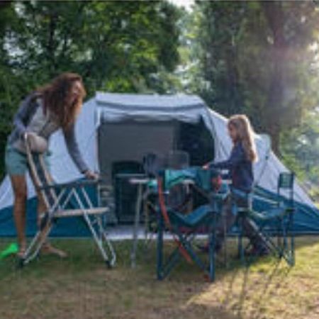 Les Hortensias Grande Tente Familiale Deux Chambres Et Sejour Vue Mer Sur Camping Nature Plestin-les-Grèves エクステリア 写真